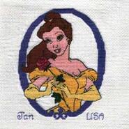 Cross stitch square for Caitlin M's quilt