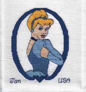 Cross stitch square for Caitlin M's quilt