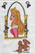 Cross stitch square for Caitlin M's quilt