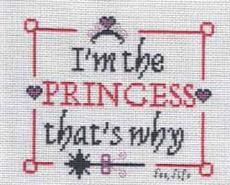 Cross stitch square for Caitlin M's quilt