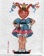 Cross stitch square for Caitlin M's quilt