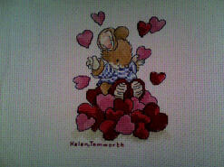 Cross stitch square for Grace O's quilt