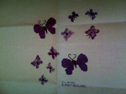 Cross stitch square for Grace O's quilt