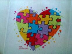 Cross stitch square for any child