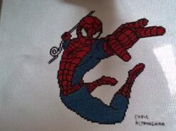 Cross stitch square for Joey L's quilt