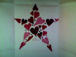 Cross stitch square for Elizabeth F's quilt