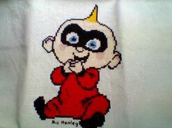 Cross stitch square for Tyler H's quilt