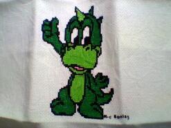 Cross stitch square for any child