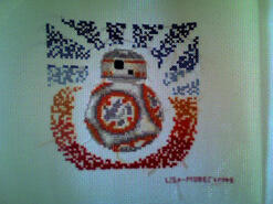 Cross stitch square for Finley R's quilt
