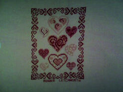 Cross stitch square for Alivia's quilt