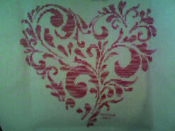 Cross stitch square for Alivia's quilt