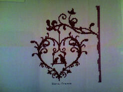 Cross stitch square for Alivia's quilt