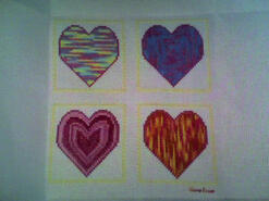 Cross stitch square for Alivia's quilt