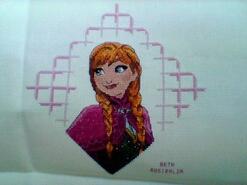 Cross stitch square for Anayah H's quilt