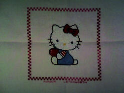 Cross stitch square for Grace K's quilt