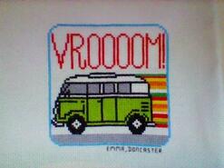 Cross stitch square for Riley S's quilt