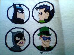 Cross stitch square for Tyler H's quilt