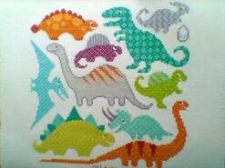 Cross stitch square for Harri's quilt