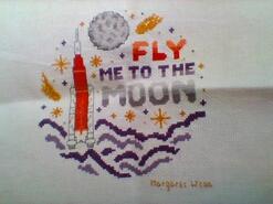 Cross stitch square for Reggie G's quilt