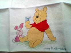 Cross stitch square for Logan M's quilt