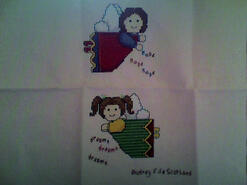 Cross stitch square for Phoenix H's quilt