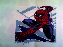 Cross stitch square for Yves B's quilt