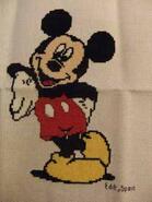 Cross stitch square for Bradley's quilt