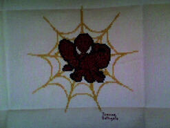 Cross stitch square for Lewis K's quilt