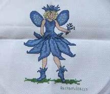 Cross stitch square for Blisse's quilt