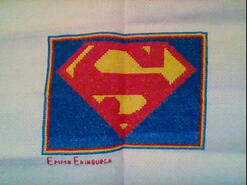 Cross stitch square for Jacob M's quilt