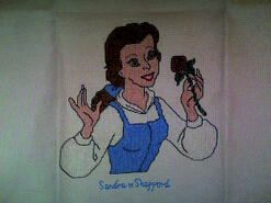 Cross stitch square for Amelia B's quilt