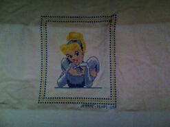 Cross stitch square for Amelia B's quilt