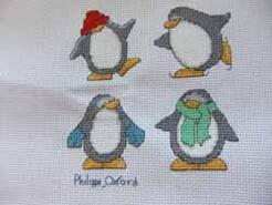 Cross stitch square for Alfred O's quilt