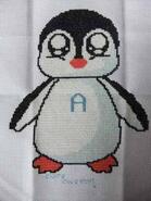 Cross stitch square for Alfred O's quilt