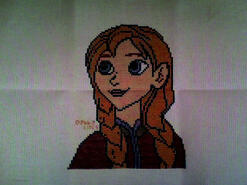 Cross stitch square for Elizabeth S's quilt
