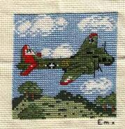 Cross stitch square for Robert S's quilt