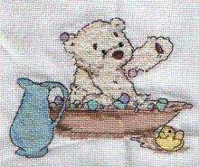 Cross stitch square for Abbey S's quilt
