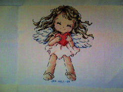 Cross stitch square for Talia May C's quilt