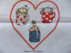 Cross stitch square for Emily B's quilt