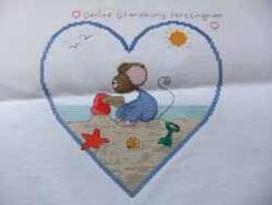 Cross stitch square for Emily B's quilt