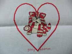 Cross stitch square for Emily B's quilt