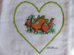 Cross stitch square for Faye B's quilt