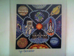 Cross stitch square for Joseph B's quilt