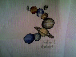 Cross stitch square for Joseph B's quilt
