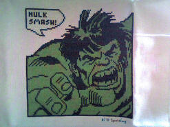 Cross stitch square for Bradley B's quilt