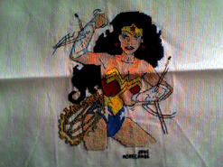 Cross stitch square for Fenton C's quilt