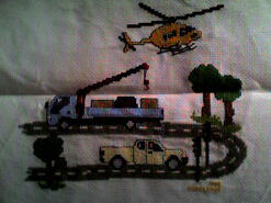 Cross stitch square for Jason B's quilt