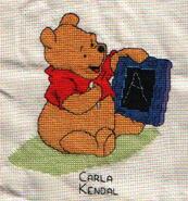 Cross stitch square for Aaron F's quilt
