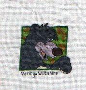 Cross stitch square for Aaron F's quilt