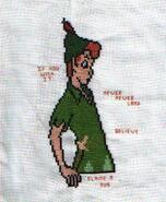 Cross stitch square for Aaron F's quilt